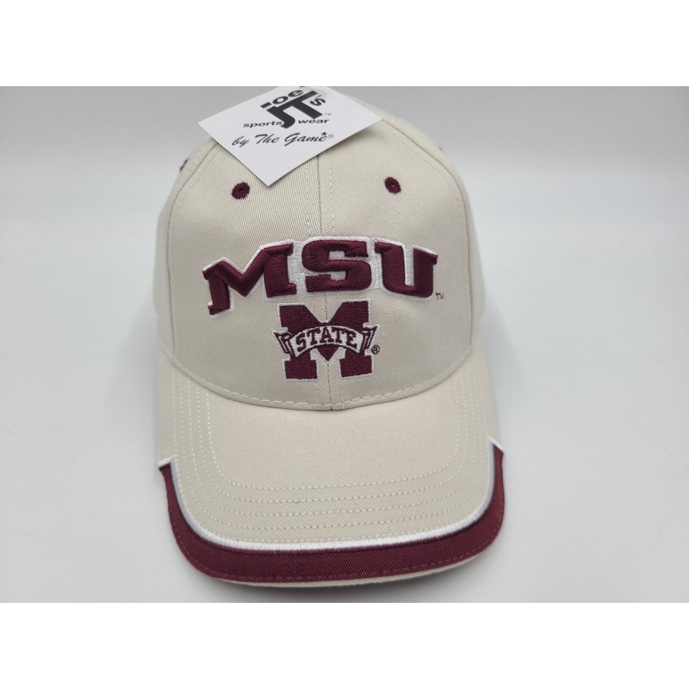 Vintage Mississippi State University‎ Bulldogs The Game Joe Ts Strapback Hat Cap
